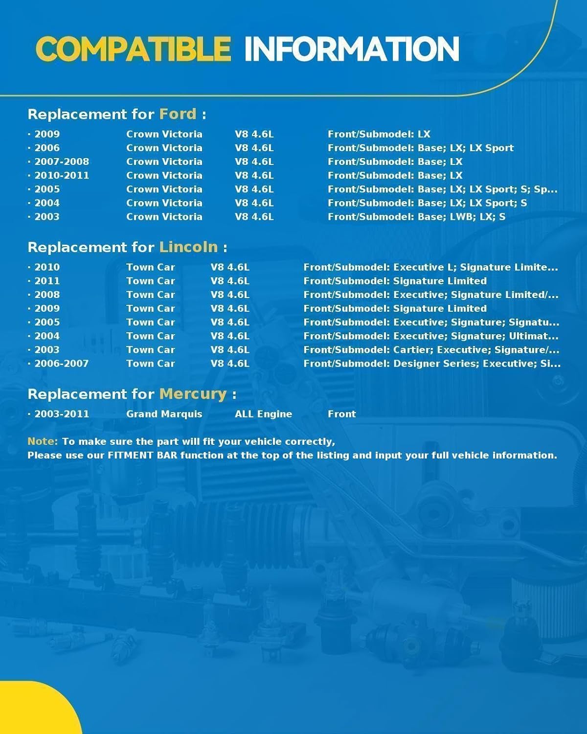 PHILTOP Front Struts Shock for Crown Victoria 2003-2011, Grand Marquis 2003-2011, Town Car 2003-2011, Shock Absorber 171346 * 2, Struts with Coil Spring SAA01C 2 Pcs