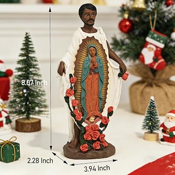 MeritMode Our Lady of Guadalupe Statue, Catholic Prayer Decor, Faith Gift