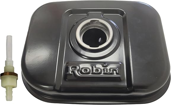 Black Fuel Tank + Cup for Subaru Robin EX13 - Replacement Parts OEM 276-60101-11, 276-60102-11, 20A-61101-11