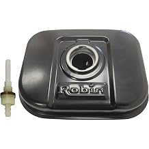 Black Fuel Tank + Cup for Subaru Robin EX13 - Replacement Parts OEM 276-60101-11, 276-60102-11, 20A-61101-11