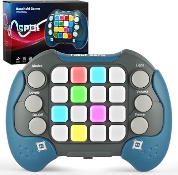Quick Push Pop Fidget Toys, Decompression Breakthrough Puzzle Pop Games Machine for 6 7 8 9 Year Old Boys Girls, Handheld Games Multiple Modes Toy Birthday Presents for Kids