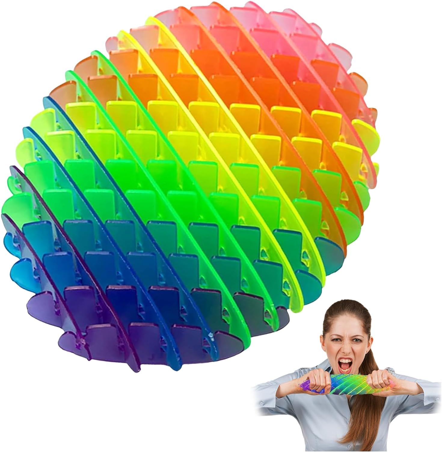 3D Fidget Worm Toy,Blue Big Worm Fidget Toy for Adults and Kids,Funny Stretchy Sensory Stress Toys,Resistance Fidget Toy ,Anxiety Stress Relief Toys (colorful)