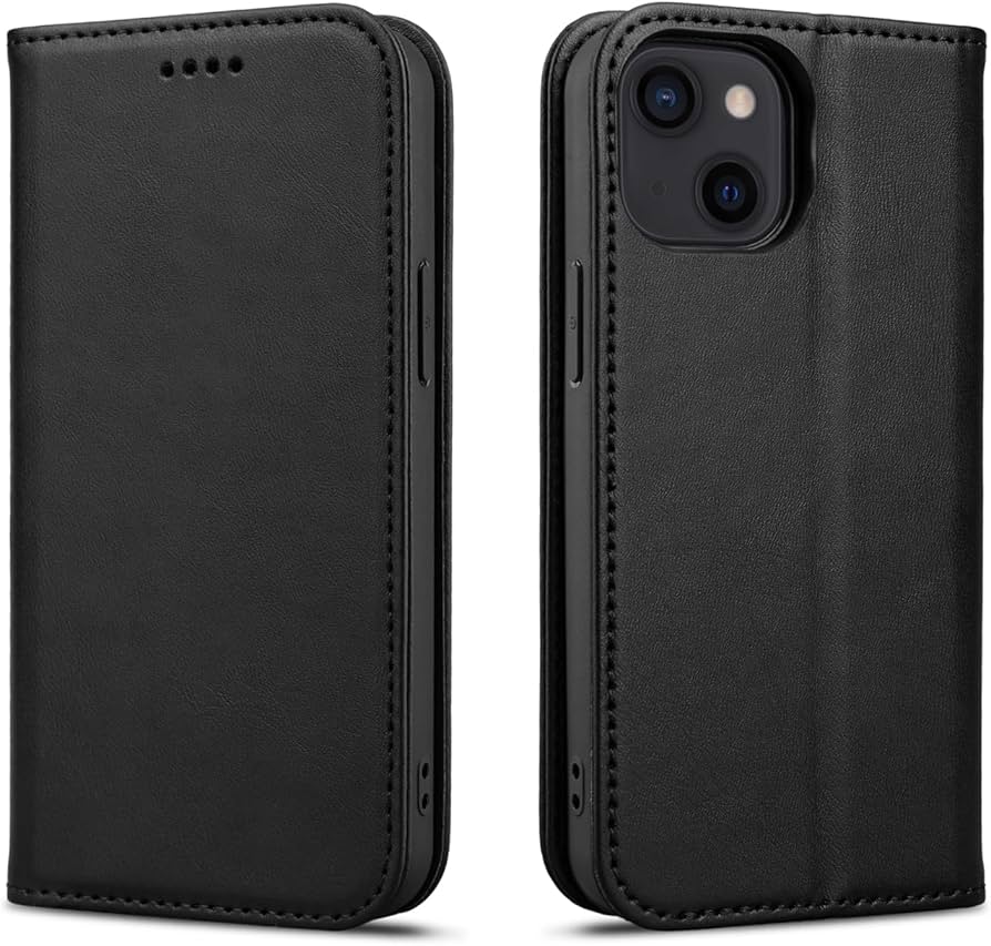 iPhone13 mini 256GB ミッドナイト（手帳型ケース付き） iPhone 13 mini ケース 手帳型 薄型 ストラップ付き 手帳型