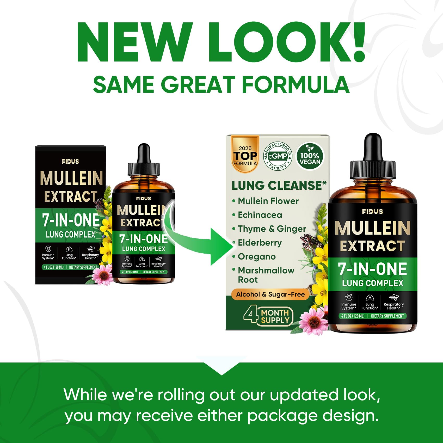 Mullein Drops for Lungs, Lung Detox for Smokers,Alcohol Free - 120 Servings — Amazon image 11