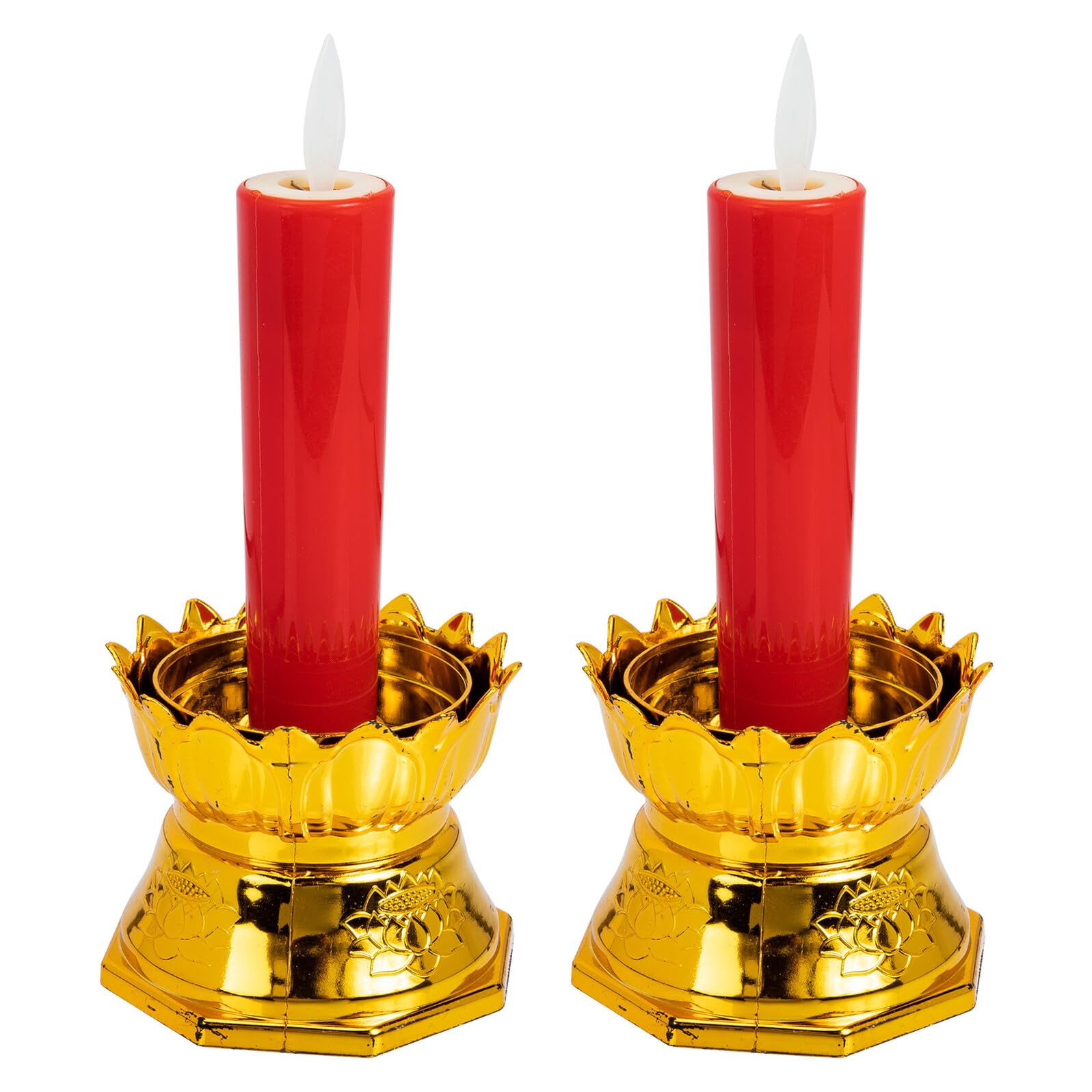 Velas de Loto Led Lámparas de Buda para Crear un Altar Zen en Casa 8