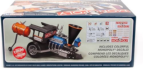 Miniatura 3 de MPC Monopoly Locomotora personalizada 1:25 escala modelo kit, color de fábrica