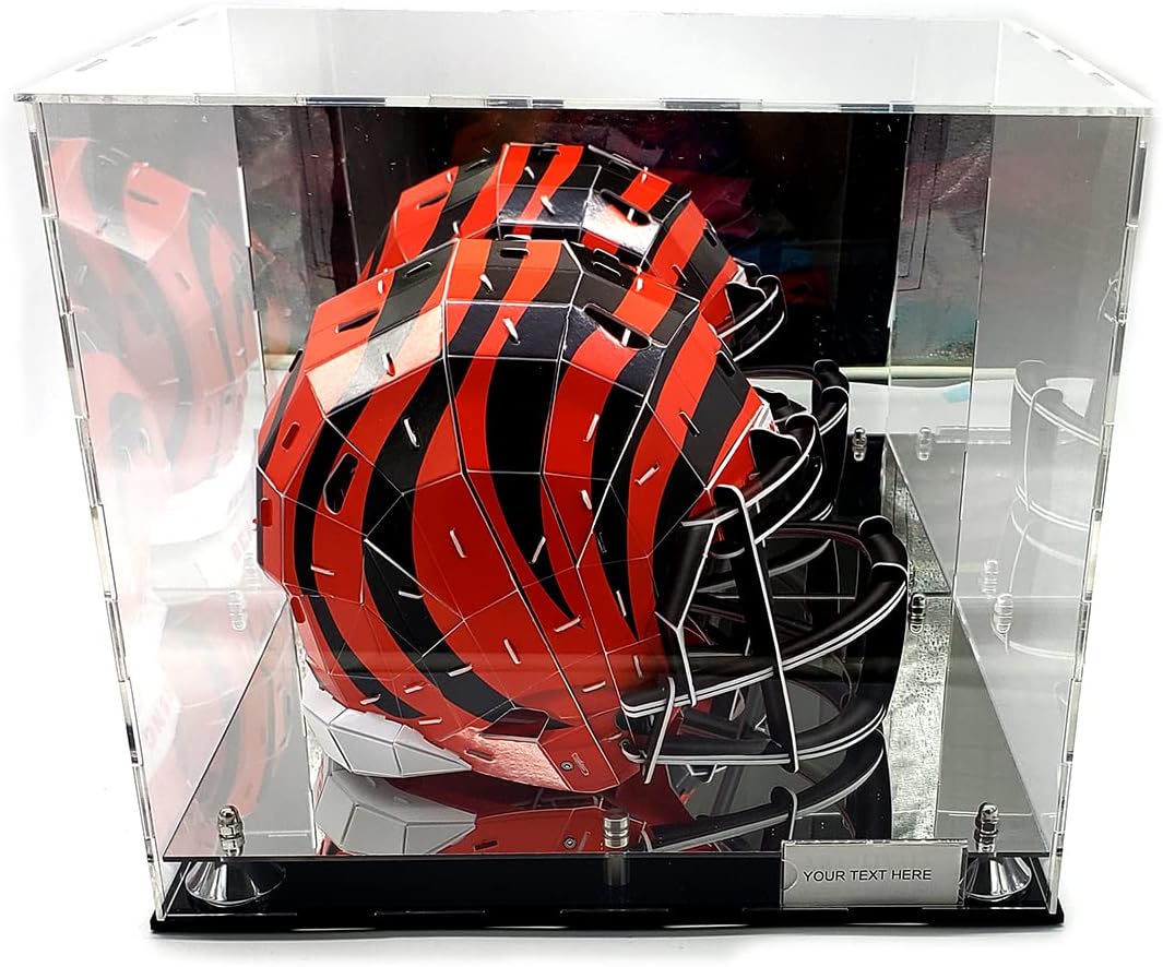 Football Helmet Display Case Acrylic Case Full Size Box