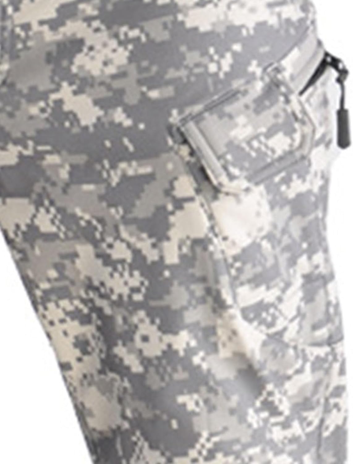 Men's Waterproof Tactical Pants Casual Lightweight Slim Hiking Pants Camo Multi Pockets Utility Ripstop Work Cargo Pant