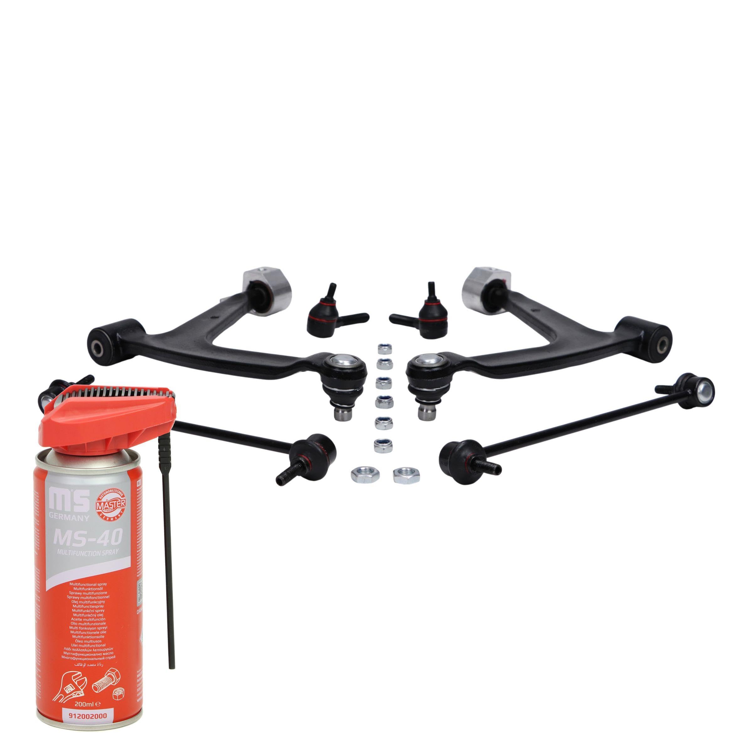36871-KIT-MSP Kit Juego de reparación brazo de suspensión con tuerca autofijadora Delantero Izquierda Delantero Derecha Delantero 200ml
