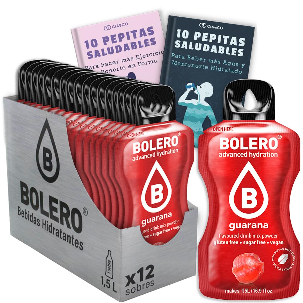 24 x Bebida Bolero COLA Hidratante Sin Azucar (24x9 grs) + 30 Pepitas Saludables para una vida más sana by Cia&Co — view 98