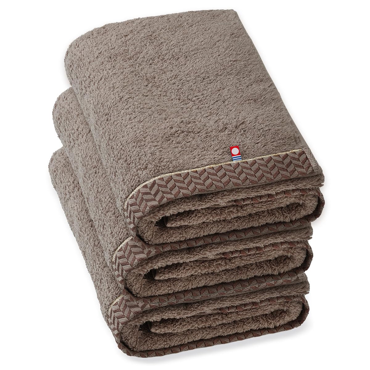 Imabari Bath Towels, Set of 3, Mocha