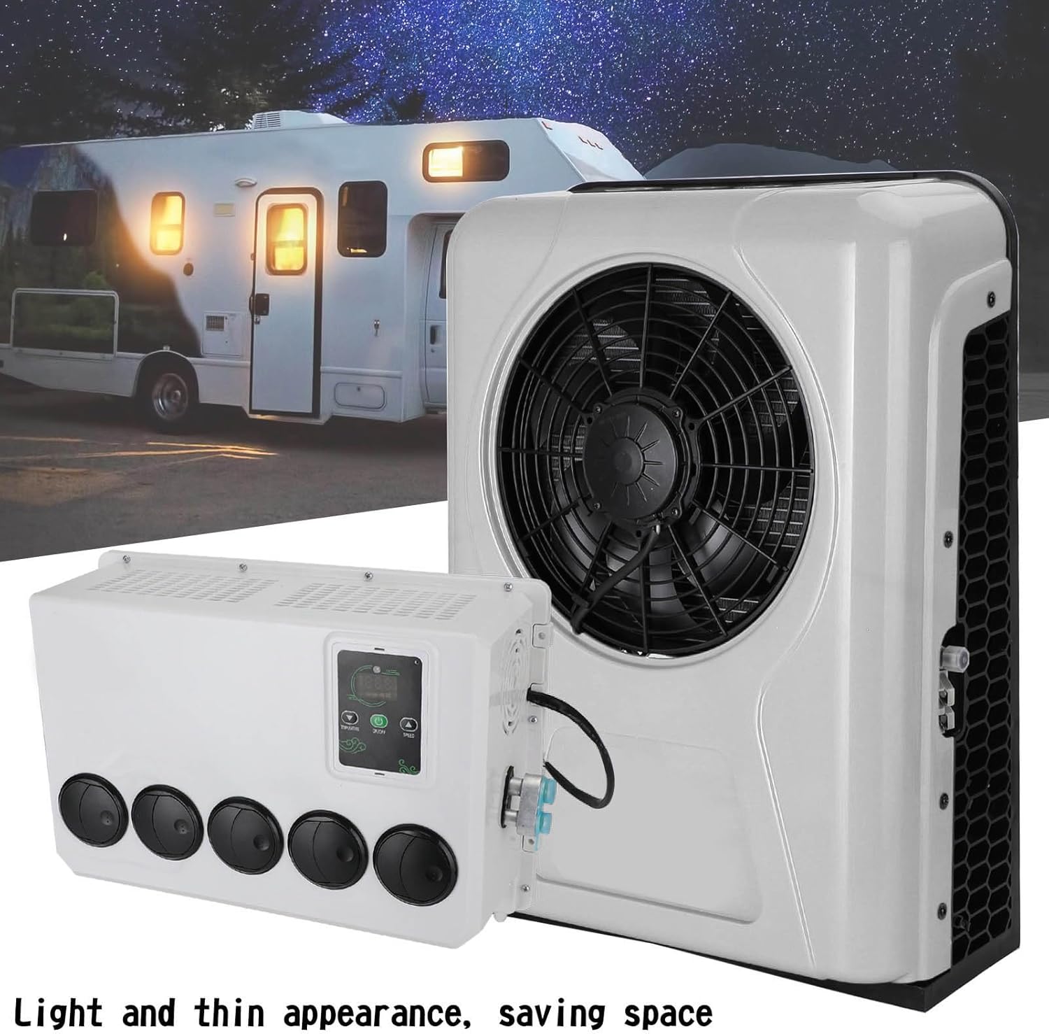 12000 BTU 12V Truck Cab RV Air Conditioner Split AC Fits for Semi Trucks Bus Caravan image 3 of 9 B0BZ4NZ8LN