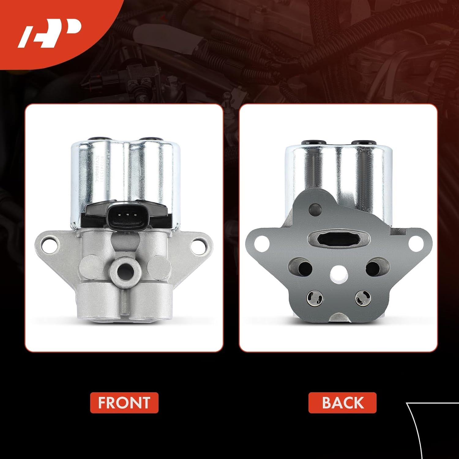 A-Premium Engine Variable Valve Timing (VVT) Solenoid Compatible with Chevrolet Impala 2014-2015 L4 2.5L, Malibu 2014-2015 L4 2.5L, Replace# 19419980