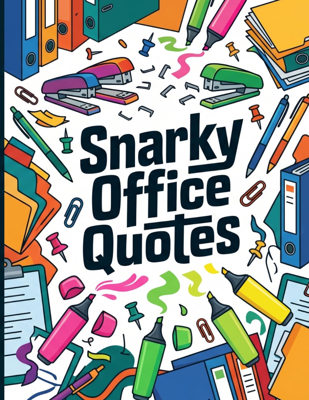 Snarky Office Quotes: A Hilarious and Relatable Adult Coloring Book for Coworkers