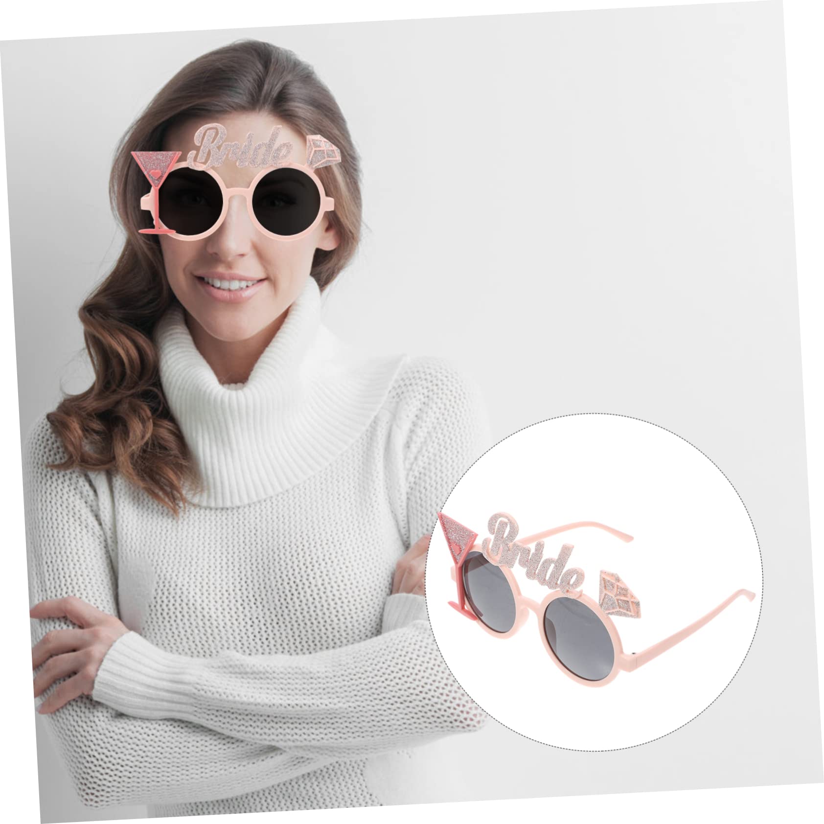 SOIMISS 12stücke Bachelorette Brille Teiliges Für Junggesellinnenabschied Hochzeit Deko Accessoires Leichte Und Tragbare Sonnenbrillen Für Braut Und Gäste Trendige Partybrille Für