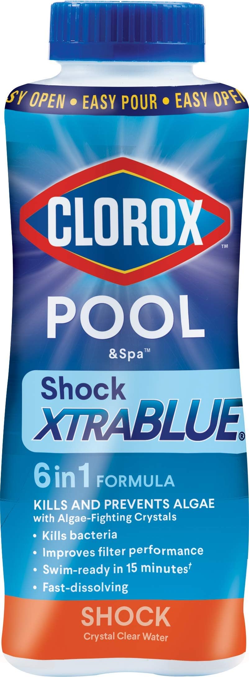 Clorox Pool&Spa 33030CLX Shock Xtra Blue, 30-Pack