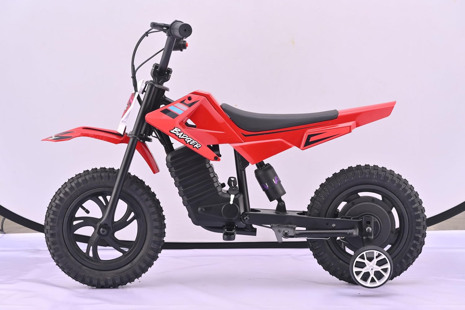 Kids Electric Dirt Bike, Mini Electric Motorcycle for Ages 5-10, Off-Road E-Bike with Mechanical Disc Brake, 24V Lithium Battery Powered Dirtbike, Max Load 110 Lbs