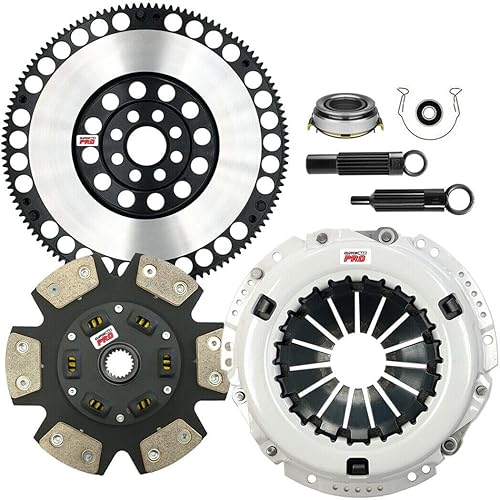 ClutchMax PRO Performance Stage 3 Kit de embrague con volante Chromoly compatible con Scion tC 05-10 08-15 xB 02-09 Toyota Camry 09-12 Corolla XRS