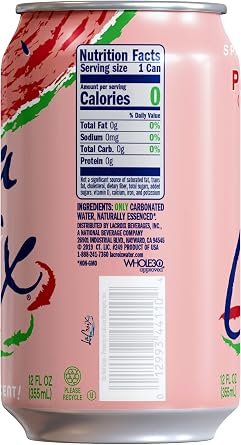 LaCroix Sparkling Water, Pasteque (Watermelon), 12 Fl Oz (pack of 36)