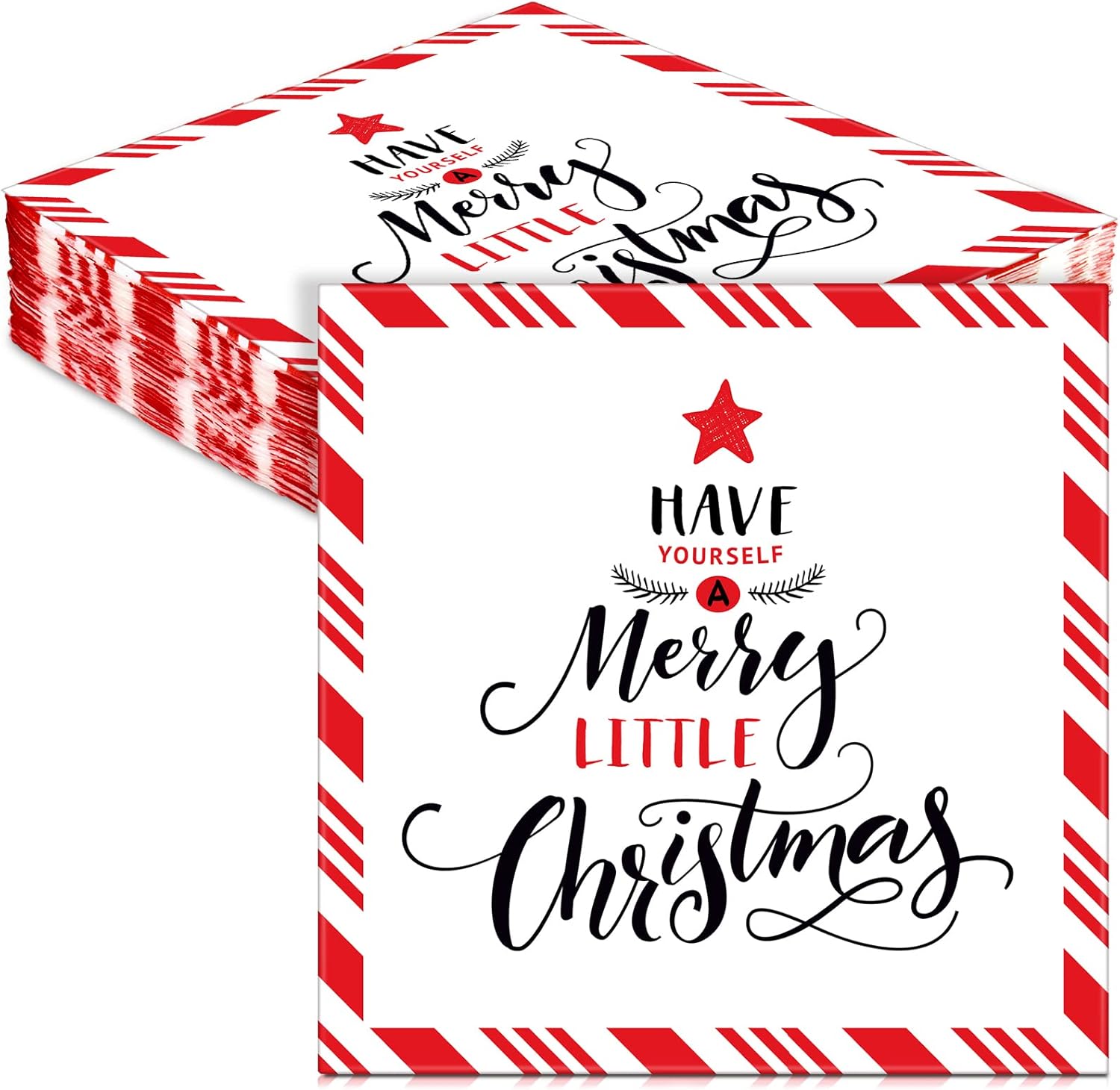 40 Pcs Christmas Napkins Christmas Dinner Party Napkins Christmas Paper