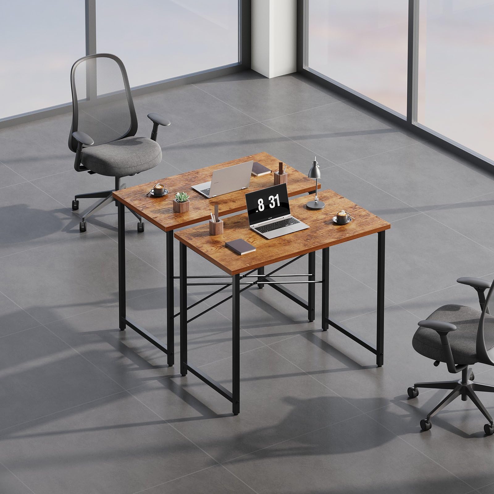 YeTom パソコンデスク 机 pcデスク Amazon | YeTom デスク 机 パソコンデスク pcデスク 幅80cm シンプル