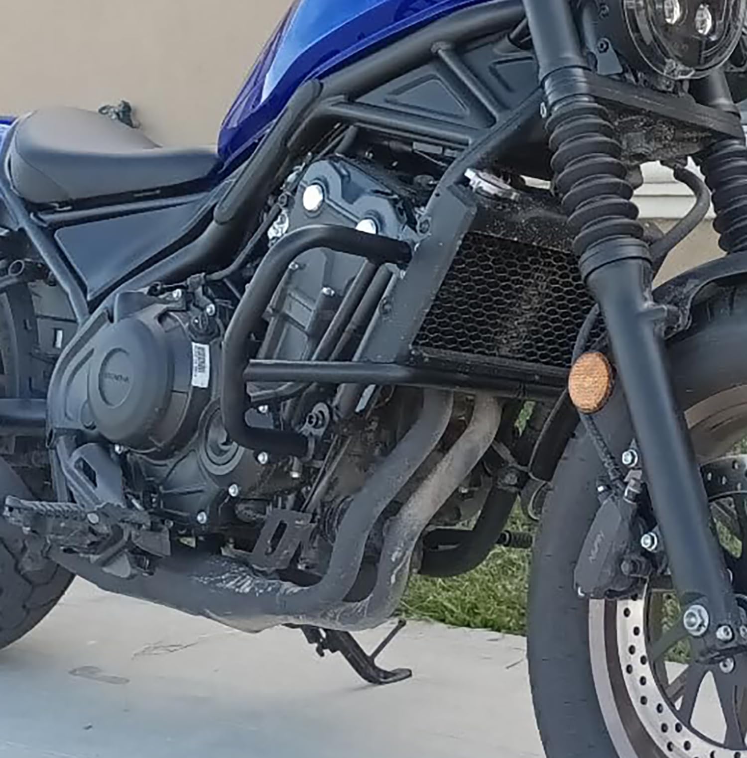 Defensas Protectores para Rebel CMX 500 2017-2024 2025 2026 Moto Barra de protección, Negro