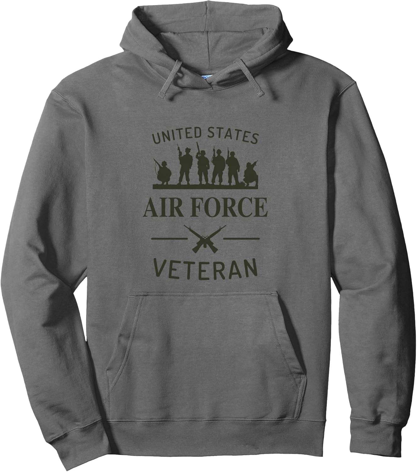 Air Force Veteran US Army Military Soldiers USAF Veterans Pullover Hoodie