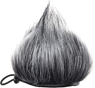 Furry Recorder Windscreen Muff Compatible with Zoom H1n/H1 Handy Portable Digital Recorder Mic Windscreen Wind Cover Artificial Fur