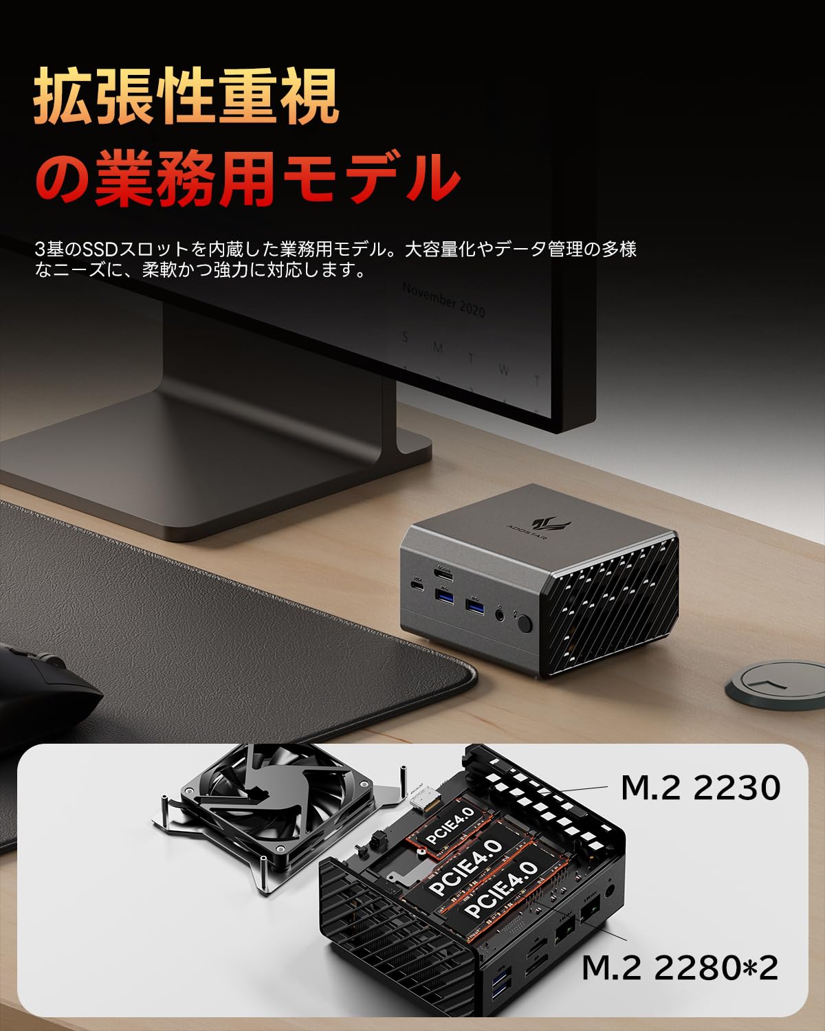 AOSTAR Mini PC GT68 GT68-RVサムネイル3