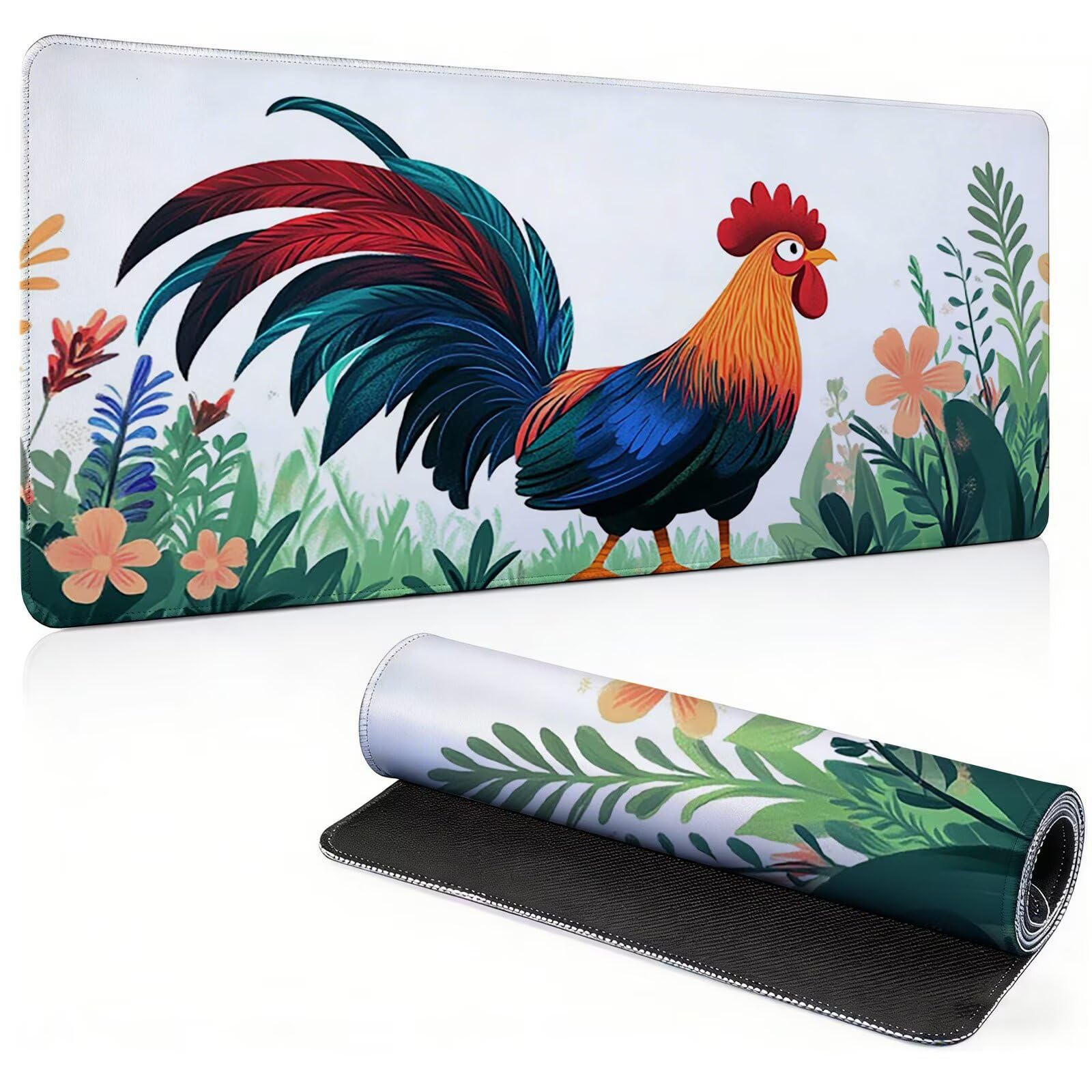 Tappetino Mouse Gaming, 900x450mm Tappetino Mouse XXL animale 0c0-156