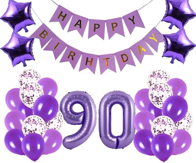 Amazon.com: 90th birthday balloons