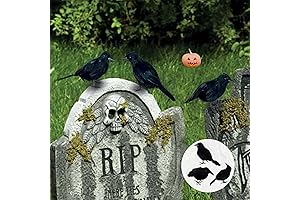 3 Pack Crows Halloween Decoration Set