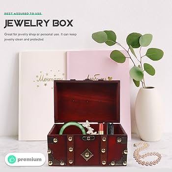 宝箱 何かな。 Amazon | Aoakua 鍵付き 海賊木箱 アンティーク宝箱 特大サイズ