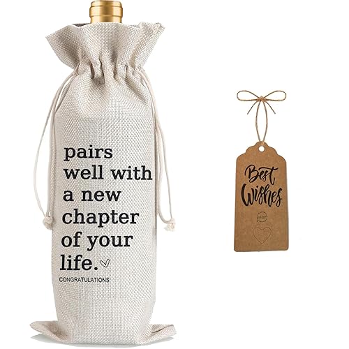 1Pcs New Chapter Wine Gifts Bag Next Chapter Wine Bag,