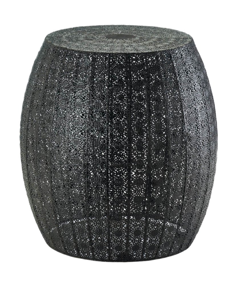 Koehler Home Decorative Midnight Moroccan Lace Stool