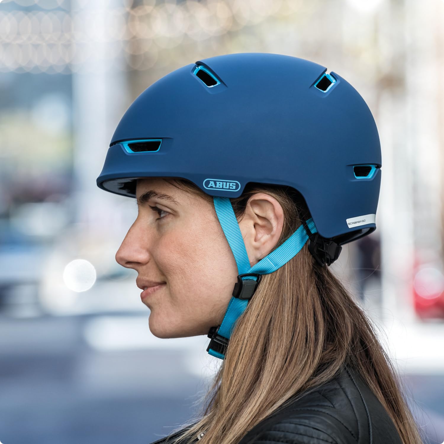 ABUS Scraper 3.0 ACE - Casco de bicicleta urbana robusto para el tráfico de la ciudad - Para hombre y mujer
