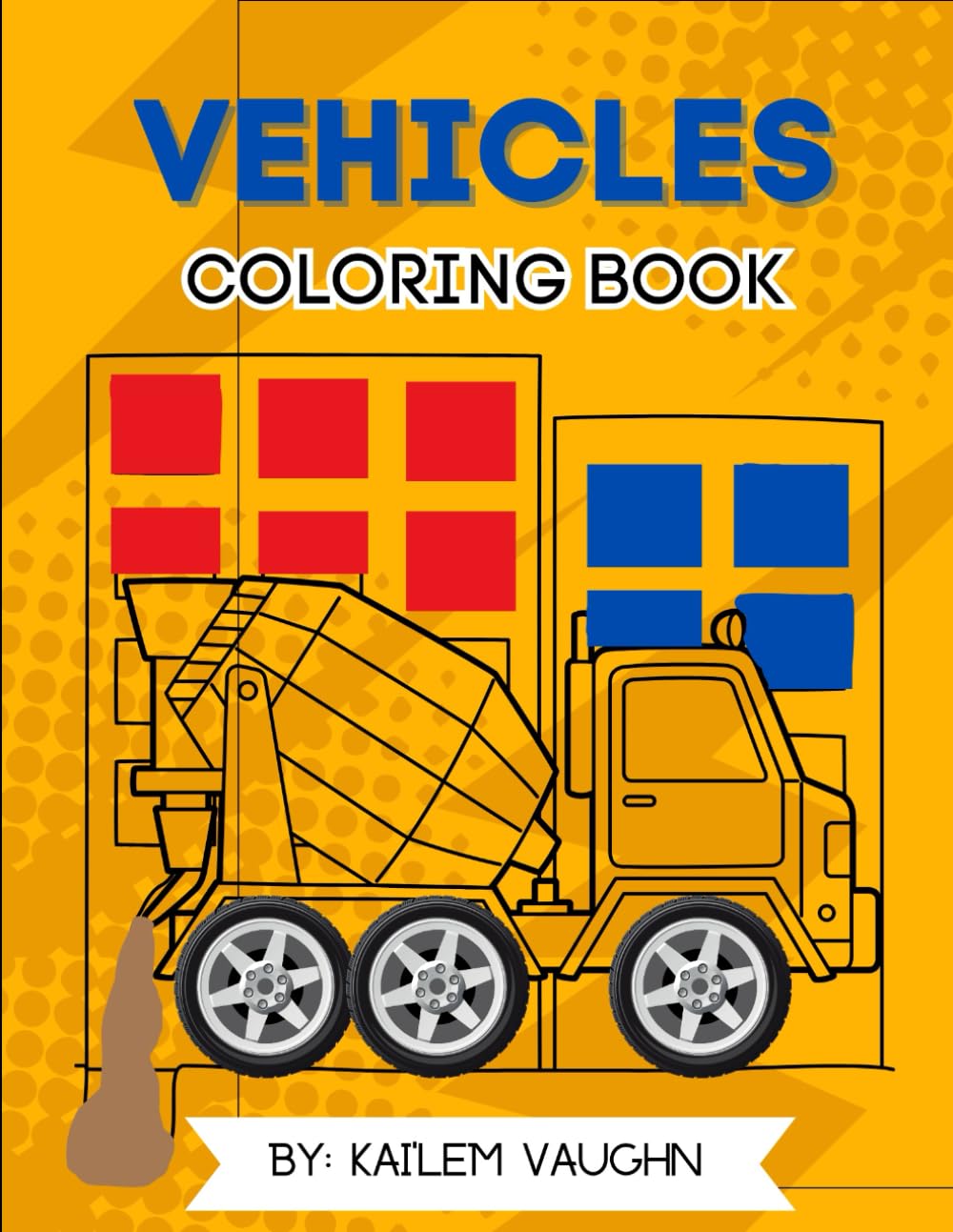 Vehicles Coloring Book