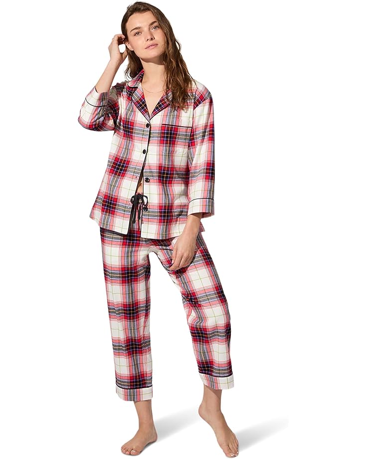 Bedhead PJs 3/4 Sleeve Classic Stretch Jersey Cropped Pj Set - Main View