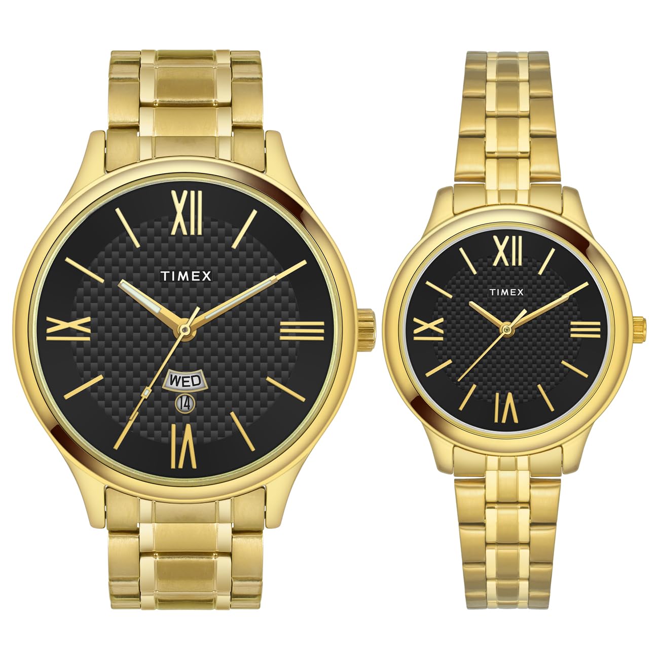 Empera Round 43mm Black Dial Analog Pair Watch - TW00PR283-image-46