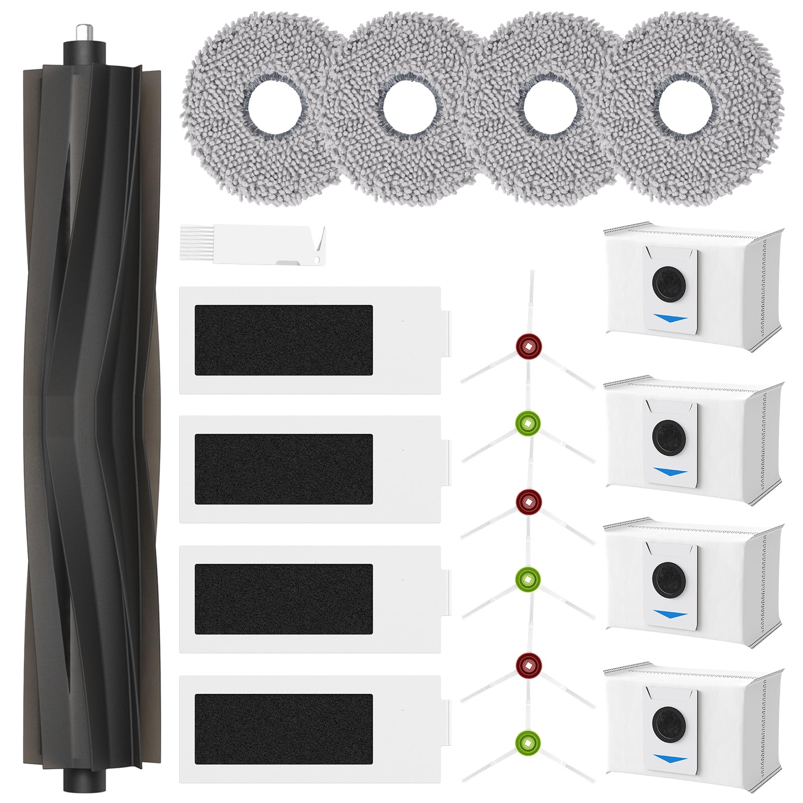 22 Pezzi) T20 Omni Ricambi per ECOVACS DEEBOT T20e Omni/ T20 Max/ T20 Pro, 1 Sp