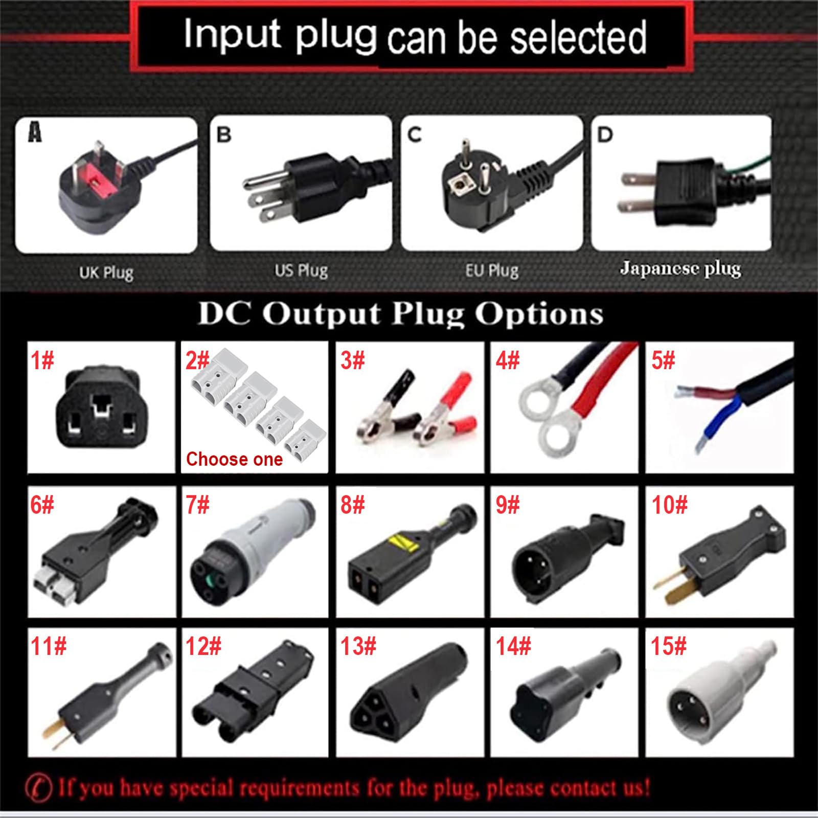 Cargador De Batería De Plomo-Ácido De 400W Cargador De Coche Eléctrico De 48V 6A Cargador De Montacargas Eléctrico Cargador Inteligente Automático con Tapón De Cabeza Redonda
