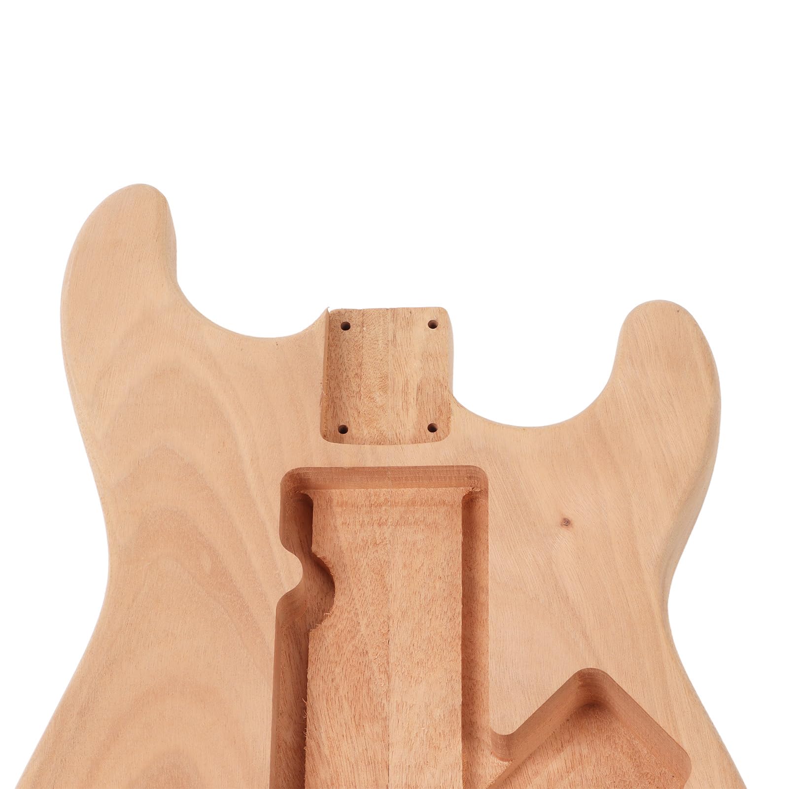 Barre per chitarra elettrica incompiuta, mogano fai da te professionale Blank Chitarra elettrica Sostituzione del corpo per musicisti professionisti o chitarrista esperto (GSB09)