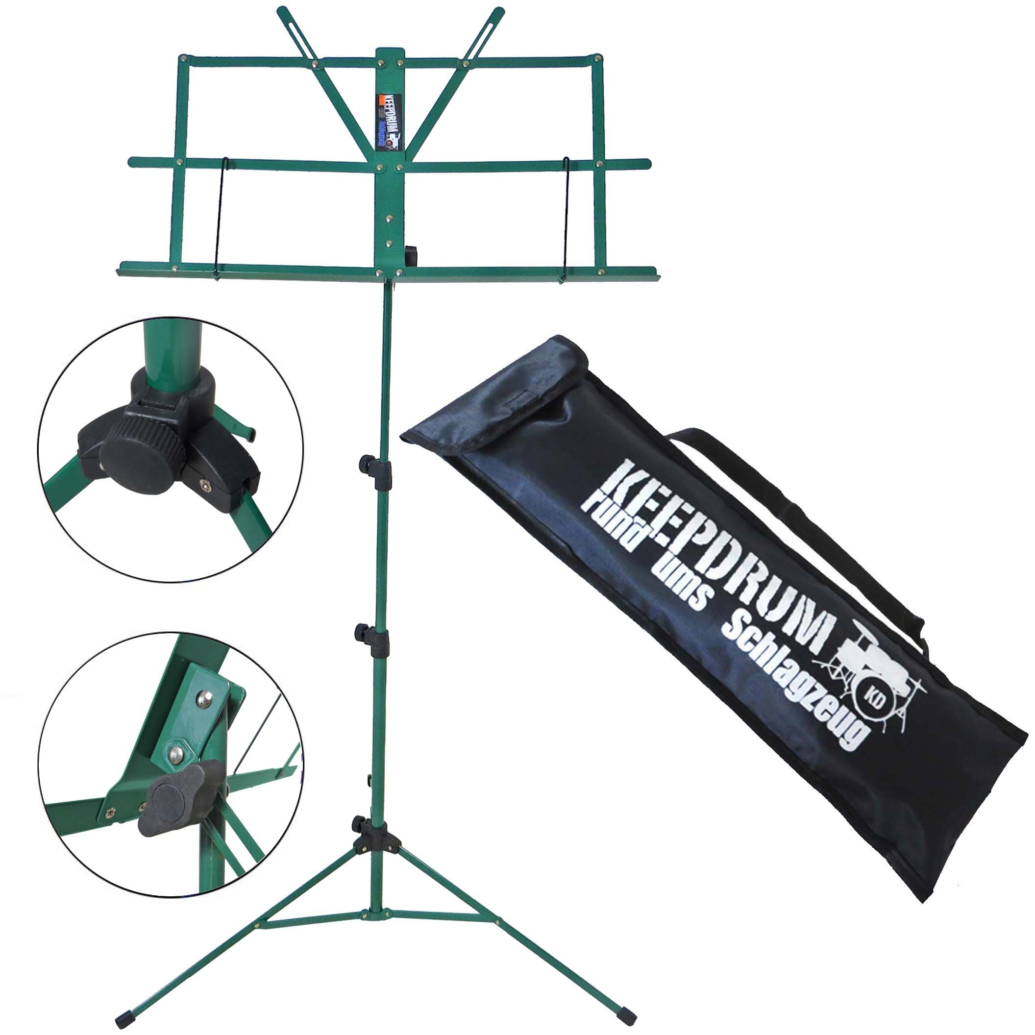 Custodia Per Leggio Tiger Mus84-Bk - Nylon 600D Per Orchestra - Foto 5