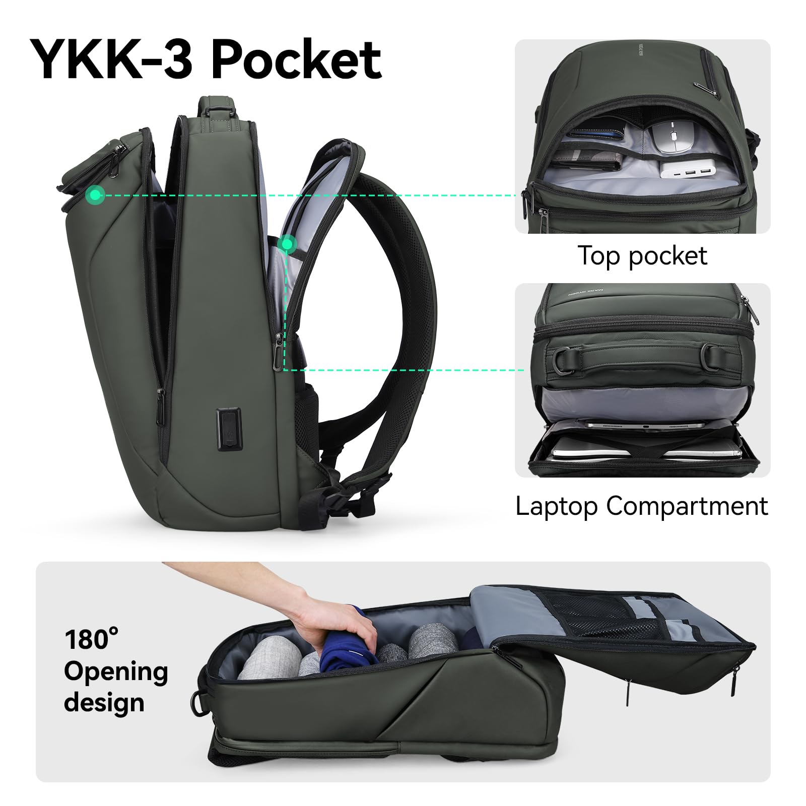 MARK RYDEN Business Backpack for Men, 17.3 Inch Laptop Backpack — Amazon image 10