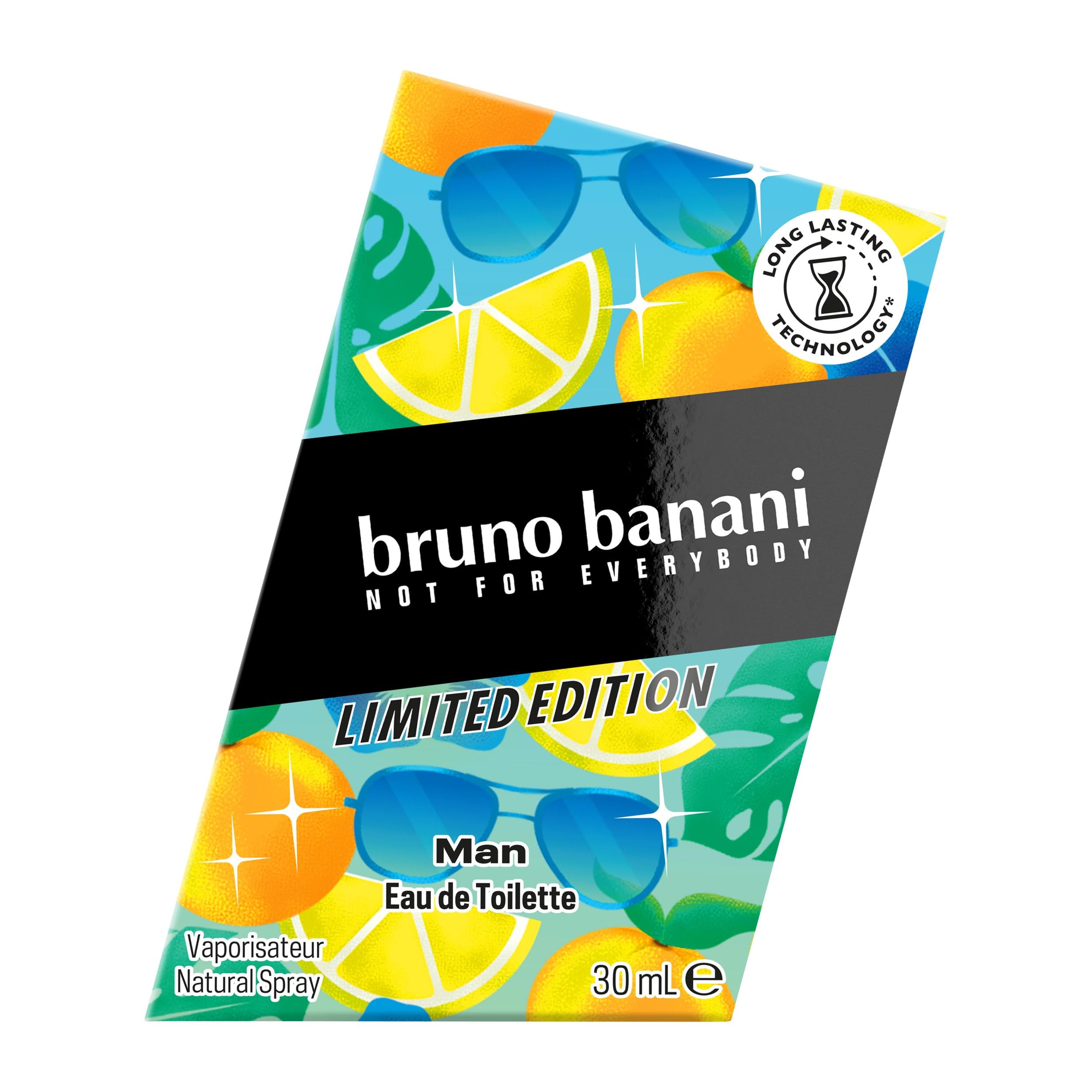 bruno banani Man Summer Limited Edition męska woda toaletowa o owocowym zapachu fougère, 30 ml