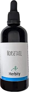 Horsetail Herbal Tincture Liquid Extract, Hand Crafted Natural Medicine Remedies Herb Formula Drops, Non-GMO, Vegan, Gluten Free, No Fillers (Equisetum arvense) (100mL, 3.4oz)