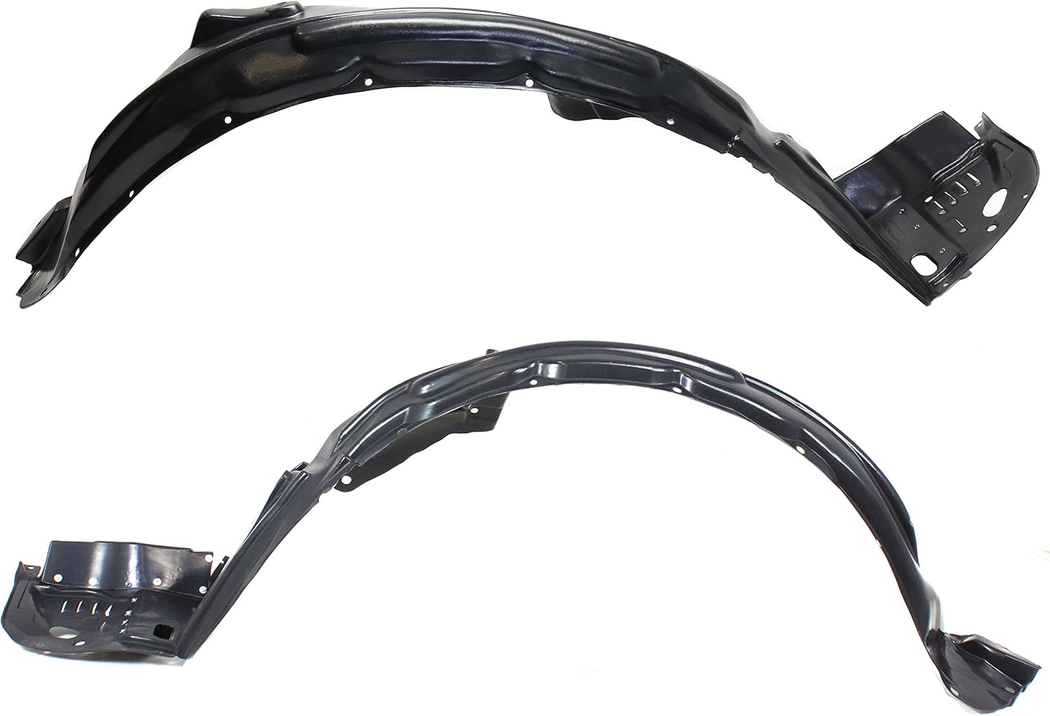 Garage-Pro Inner Fender Liner Front Driver Passenger Side For 2008-2012 Honda Accord 2-Door Coupe, Black