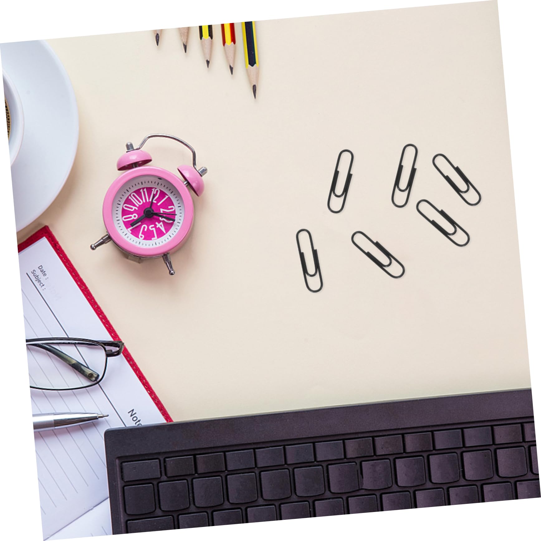 DOITOOL 4 Sätze Kreatives von Büroklammern aus Metall Kleine und Stabile Paper Clips für Dokumente für Bürobedarf und Schule Teiliges