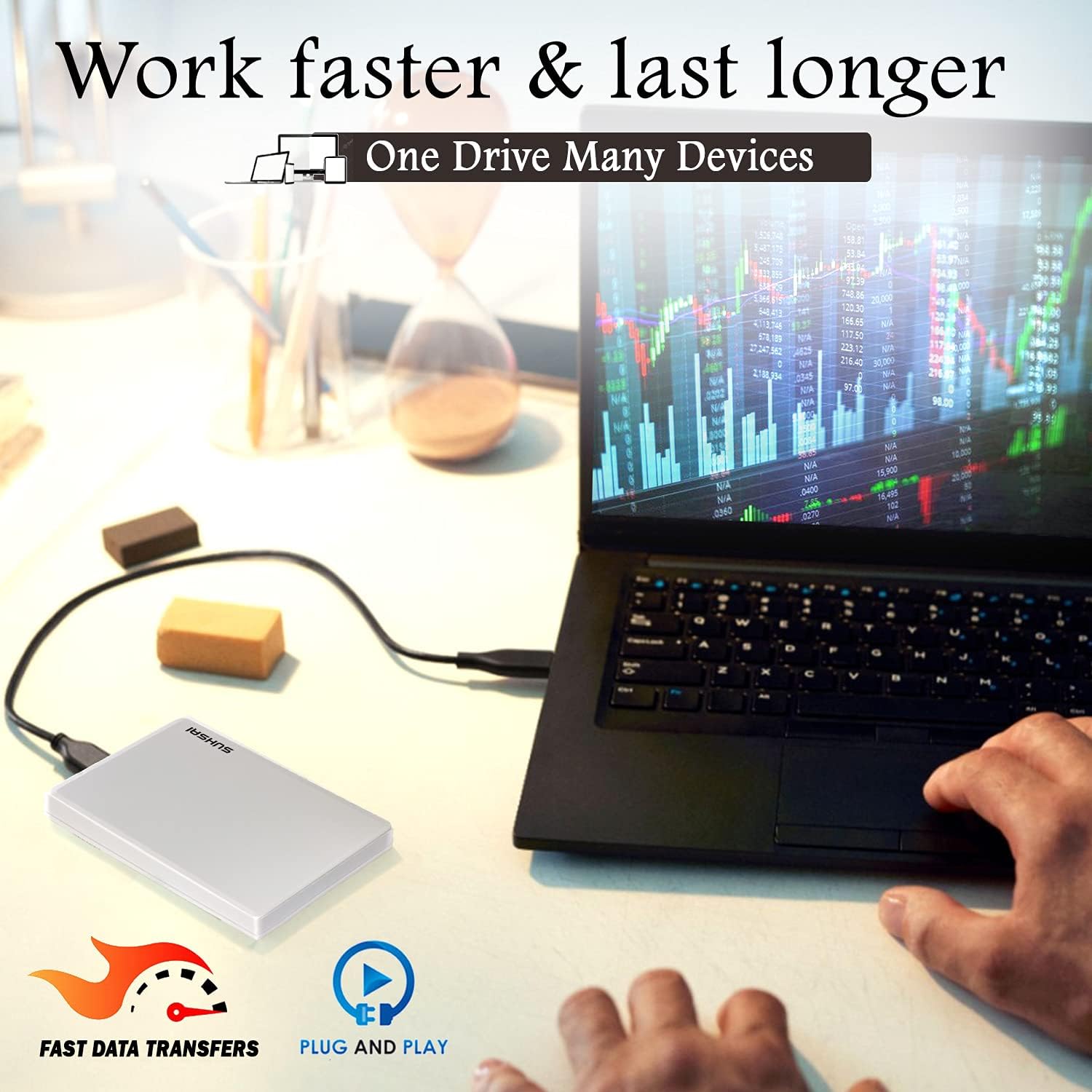 Prоduсt Dеаl External Hard Drives, Portable HDD 2.5, USB 3.0 Storage Drive for PC Desktop, MacBook, Chromebook, Ultra Fast Backup Drive, Memory Storage Hard Drive for Computer, Laptop Hardrive