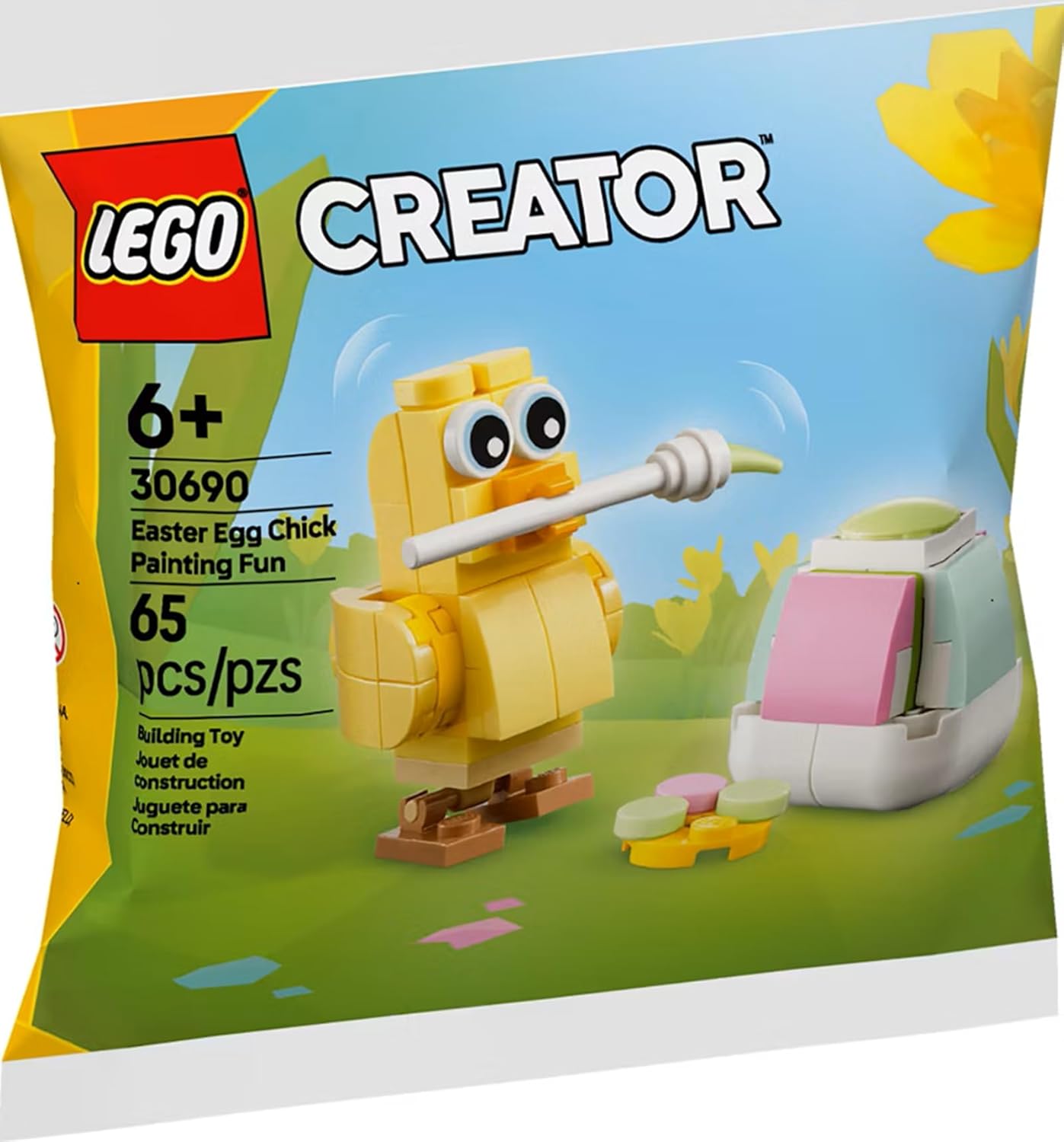 LEGO Easter Egg Chick Painting Fun